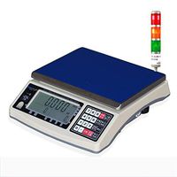 ZYY Electronic Scale, LED High-Definition Supermarket Snacks Fruit Shop Upper Lower Limit Called Three-Color Lamp Sound Ight Weighing (Size : 50kg/1g)