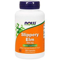 Slippery Elm, 400 mg, 100 Caps by Now Foods (Pack of 3)