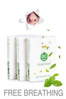 Global Cham Cool Mint Facial Tissues 12 Per Pack (3 Packs) Plus Menthol & Lotion Ultra Soft Tissue Travel Size 4-Ply for Running Nose