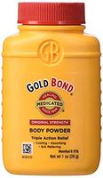 GOLD BOND Medicated Original Strength Body Powder Travel Size, 1 Oz (4 Pack)