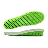 Height Increase Insoles Sports Height Lift Sports Shoe Insoles Elevator Shoe Insoles with Soft Breathable Cushion, Foot Massage Shoe Inserts Shock Absorption Sport Insoles (4 Height Available)