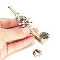 ASNTA Believes That You Need a Beautiful Animal Tube as a Gift, with 1 Storage Bag and 10 Stainless Steel mesh Filters. (Silver)