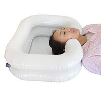 WDDMFR Portable Shampoo Basin,PVC Home Care Pregnant Woman Medical Washing Trough Suitable for The Elderly,Disabled,Pregnant Women
