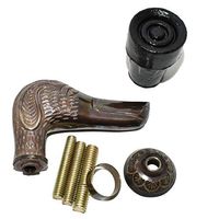 Nautical Gift Decor Solid Brass Walking Stick Dog Skull Head Cane Victorian Cane…