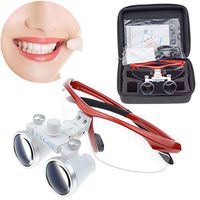 Aries Outlets Portable 2.5X Dental Loupes Binocular Surgical Loupes Lab Medical Magnifier