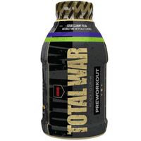 Redcon1 - Total War Preworkout Ready to Drink (Single Serving) Formula - Clean Energy, Laser Like Focus, Increase Endurance, Zero Calories, No Mixing (Sour Gummy Bear)