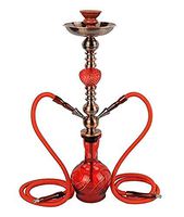 Waterpipe - Two Hookahs - Men Filter - Creative Washable Filter - Portable Smoking Kit Black Hookah (Color : A)