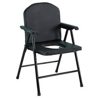 Vei Jie Bath Chair, Stainless Steel Toilet Chair, Waterproof/Rustproof | Folding | with Lid | Bathroom Armchair | Maximum Load 150kg (43cmX40cmX85cm) db