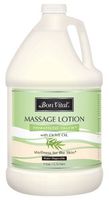 Bon Vital' Therapeutic Touch Massage Lotion Made with Olive Oil to Repair Dry Skin & Soothe Sore Muscles, Best Skin Therapy Lotion, Moisturizes Skin During Massages for Smooth, Soft Skin, 1 Gal Bottle