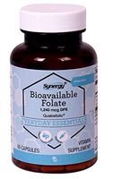 Vitacost Synergy Bioavailable Folate Featuring Quatrefolic 1240 Mcg DFE 60 Capsules