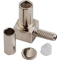 MS-147 Plug with Male Center Pin in Right Angle RF Connector for RG316 RG174 100 Coaxial Cable High Quality Ships From USA