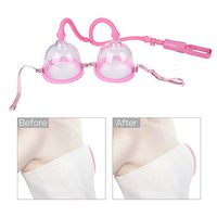 Lour Vacuum Suction Breast Massager Women Breast Enlargement Pump Dual Vacuum Cup Twin Cups Chest Enhance Suction Nipple Enhancer