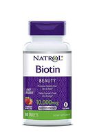( Biotin Beauty Tablets, Promotes Healthy Hair, Skin Nails, Helps Support Energy Metabolism, Helps Convert Food Into Energy, 10,000mcg, 60Count - 5 Pack