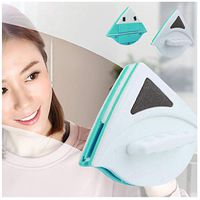 Double-Sided Window Cleaner Glass Wiper Surface Cleaning Tool for High-Rise Single Glazed Windows with 3-8mm/5-12mm Thickness (5-12mm)