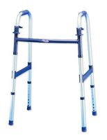 INV62915FEA - Dual-Release Adult Paddle Walker with 5 Fixed Wheel
