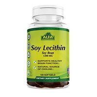 Alfa Vitmains Soy Lecithin 1200 Mg Softgels, 100 Count