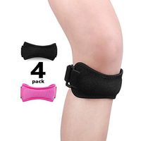 AVIDDA Knee Pain Relief & Patella Stabilizer Brace, Patella Strap Knee Brace Support for Arthritis, Acl, Running (2 or 4 Pack)