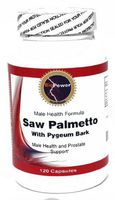 SAW Palmetto with Pigeum Bark * Complex Male Health and Prostate Support - 120 Capsules !! Saw Palmetto BioPower Nutrition