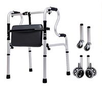 TX Adjustable Medical Cruiser Rollator Walker Training Equipment Rehabilitation Chair,4Wheels