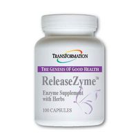 Transformation Enzymes ReleaseZyme, - #1 Practitioner Recommended - Provide's Digestive Support and Encourage Improved Delivery Of The Herbal Ingredients - 100 Capsules,