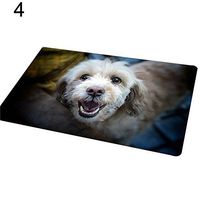 MG554zy0 Cute Pet Dog Print Rectangle Bedroom Kitchen Anti-Slip Doormat Modern Home Decor Cute Pet Dog Print Rectangle Bedroom Kitchen 4#