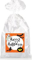 Spooky Happy Halloween Party Favor Bags with Ties - 12pack