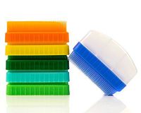 Sensory OT Brushes Colorful 6 Pack + 1 Removable Handle for Wilbarger Brushing Protocol (BPA, Phthalate, Latex-Free)