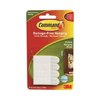 Command Hanging Picture Strips (One Size) (White)
