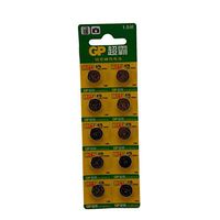 10Pcs GP LR44 A76 1.5V Alkaline Button Cell Batteries