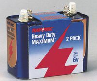 BATTERY-6V HVY DTY 2 PAK by RAYOVAC MfrPartNo 944-2R