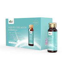 Heivy Liquid Collagen Supplement, Collagen Drink, Collagen Peptides, Hydrolyzed Type 2 Collagen,Glowing Skin Joint & Bone, Hydrolyzed Collagen,with Calcium,1.69 fl.oz./Bottle(1 Box,10 Bottles)