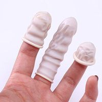 Finger Rubber - Rubber Gloves Emulsion Finger Protector Cots Cover - 50pcs