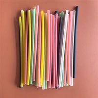 Rice Drinking Straws,100% Natural Biodegradable, Eco-Friendly,Multi-Color Straws for Juice, Soda, Cocktails, Shakes
