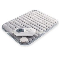 Moist and Dry Electric Heating Pad with Ultra Fast Heat Technology for Back/Legs/Neck and Shoulders (40Cm X 30Cm),Gray