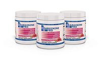 L-arginine Pro, 1 Now L-arginine Supplement - 5,500mg of L-arginine Plus 1,100mg L-Citrulline + Vitamins & Minerals for Cardio Health, Blood Pressure (Raspberry, 3 Jars)