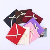 ARAYACY Exquisite Scarf Box Stockings Box/Silk Real Square Towel Gift Box/Creative Color Envelope Gift Box (10PCS)