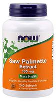 NOW Foods - Saw Palmetto Extract 160 mg. - 240 Softgels