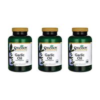Swanson Garlic Oil 1,500 mg 500 Sgels 3 Pack
