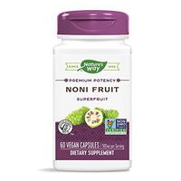 Nature's Way Premium Potency Standardized Noni Fruit, 500 mg per serving, 60 Capsules