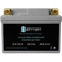 YTZ7S-LIFEPO4 12V 140CCA Lithium Iron Phosphate Battery - Mighty Max Battery Brand Product