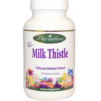 Paradise Herbs, Milk Thistle, 120 Veggie Caps - 2pc