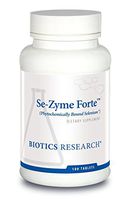 Biotics Research Se-Zyme Forte™– Whole Food Selenium Source, Reproduction, Thyroid Gland Function, DNA Production, Cognitive Health, Potent Antioxidant. 100 Tabs