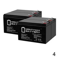 Mighty Max Battery 12V 8Ah Compatible Battery for APC Back-UPS ES BE725BB UPS - 4 Pack Brand Product
