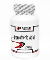 Pantothenic Acid 250mg 100 Capsules ~ Renevitol