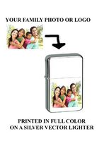 Vector KGM Thunderbird Custom Lighter - Personalize Design Your OWN Lighter Full Color Silver High Polish Chrome