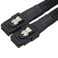 (2 Pack) Internal Mini SAS SFF-8087 to Mini SAS SFF-8087 Mini SAS Cable, 3 FT/91 CM