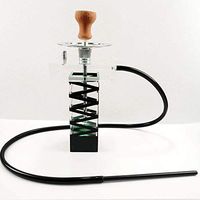 Kumiy 19.7" Hookah New Style Hookah with LED Light, Acrylic Shisha Narguile A Whole Set of Sheesha for Water Smoking, 1 Pro Lounge Hoses, Arab Hookahs Set