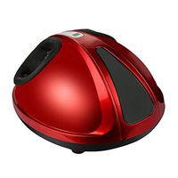 ZQG BEAUTEY Foot Massager with deep Internal Heating Function Electric Foot Massager Fascia Pressure and Coverage from Ankle to Toe Circulation Device Muscle Pulse Massage,A