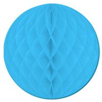 12" Turquoise Honeycomb Ball