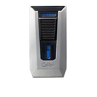 Colibri Lighter - Slide Double-Jet Flame w/Punch (Chrome)
